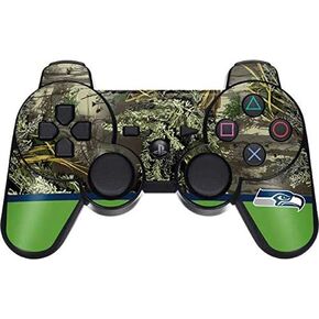 Skinit Decal Gaming Skin Compatible with PS3 Dual Shock Wireless Controller - Officially Licensed NFL Realtree Camo Seattle Seahawks Design