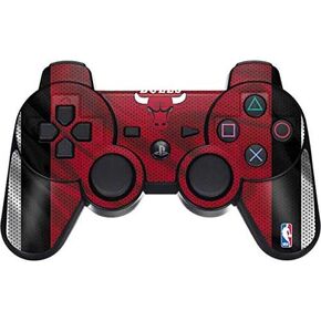 Skinit Decal Gaming Skin for PS3 Dual Shock Wireless Controller - Officially Licensed NBA Chicago Bulls Away Jersey Design