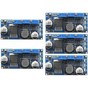 5pcs LM2596S Constant Current Led Driver DC-DC 3A Adjustable 7V-35V Step-Down CC/CV Power Supply Module LM2596S-ADJ Constant Current Voltage Regulator