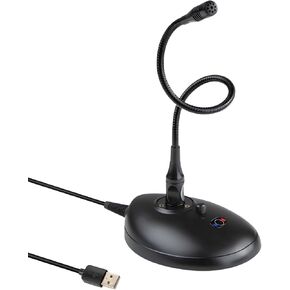 MONOSENCECK XLR USB ميكروفون مع الالتقاط الصوتي 360 درجة ، كتم ملمس واحد للداضى