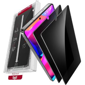 حامي شاشة الخصوصية من X-IT 2-IT لـ Samsung Galaxy S24 Ultra ، [100 ٪ Unlock] ، 9H+ Glass Hedged ، [إزالة الغبار التلقائي] ، الحماية العسكرية 10x ، خالية من الفقاعات ، سهلة التثبيت.
