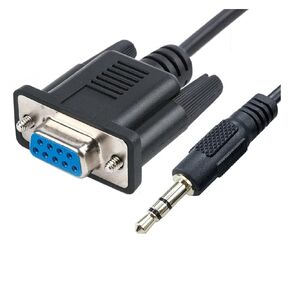 DB9 RS232 to Stereo 3.5mm AUX Serial Cable Compatible with The Ex-Link TV Service Port Preferences Setting Config Console Cable(Tip-2 for TV or Gen1)