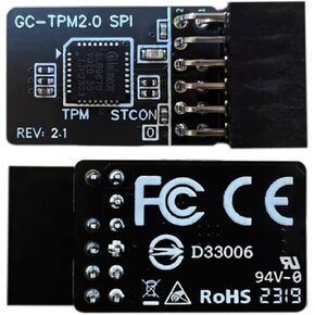 TPM 2.0 Security Module SPI 2.0 (12-1) pin Security Module FW 7.85 for GIGABYTE GC-TPM20 Platform Accessories