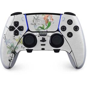 Skinit Decal Gaming Skin Compatible with PS5 DualSense Edge Pro Controller - Officially Licensed Disney The Little Mermaid Ariel Part of Your World Design