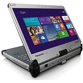Panasonic Laptop Convertible Tablet CF-C2, Intel i5 4th Gen, 1.90GHz, 12.5 HD Touchscreen, 12GB, 240GB SSD, Webcam, WiFi, Bluetooth, Windows 10 Pro Upgraded (Renewed)