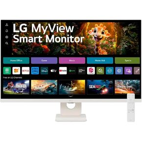 LG MyView 32SR73U 31.5" 16:9 4K Ultra HD USB-C VA HDR LCD Smart Monitor with WebOS, White
