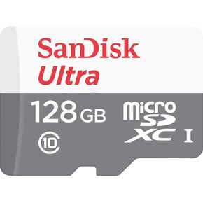 SanDisk 128GB Ultra (5 Pack) MicroSD Class 10 100MB/s A1 Micro SDXC Memory Card for Smart Phones &Tablets SDSQUNR-128G Bundle with (1) GoRAM Reader (128GB, 5 Pack)
