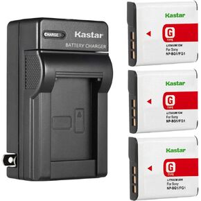 Kastar NP-BG1 AC Wall Battery Charger Replacement for Sony Cyber-Shot DSC-HX7V, Cyber-Shot DSC-HX9, Cyber-Shot DSC-HX9V, Cyber-Shot DSC-HX10, Cyber-Shot DSC-HX10V, Cyber-Shot DSC-HX20