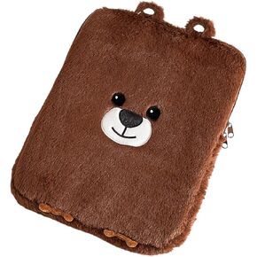 Fluffy Cat-Shaped Laptop Sleeve 11-13 Inch 3D Embroidery Shockproof Tablet Case Cat Lovers Cutecore Plush Tablet Pouch (Yellow,15inch)