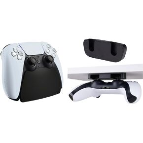 PlayVital Solid Black Controller Display Stand for ps5, Under Desk Controller Stand for ps5