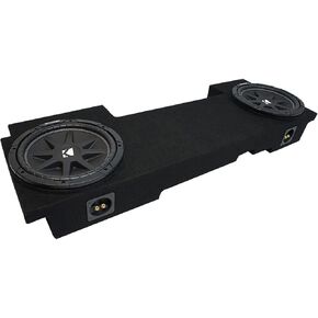 American Sound Connection GM2X10-AV-ECL-US متوافق مع Chevy Silverado 2500HD CREW CAB TRACK 2002-2013 DUAL 10 "SPEROOFER SPINGER و 43C104 10" SPOOFER SINE 4 OHM 150W