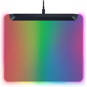 Razer Firefly V2 Pro Fully Illuminated RGB Gaming Mouse Mat: Backlit Design - 15 Zone Chroma Lighting - USB 2.0 Port - Detachable USB Type C Cable - Micro Textured Surface - Anti Slip Base (Renewed)