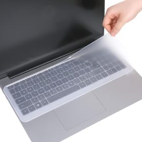 Universal Keyboard Cover Protector Skin, Anti-Dust Keyboard Skin Protector Cover, Reusable Waterproof Silicone Keyboard Cover for 15" 15.6" 16" inch Laptop Notebook