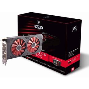 XFX Radeon RX 570 RS XXX Edition 1286MHz, 8gb GDDR5, DX12 VR Ready, Dual BIOS, 3xDP HDMI DVI, AMD Graphics Card (RX-570P8DFD6) (Renewed)