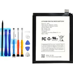 JU001 Replacement Battery for Celero REVVL V Cricket ICON 4 5G,Rechargeable 0 Cycle Battery Compatible with Celero REVVL V Cricket ICON 4 5G/Boost Mobile Celero 5G with Repair Tools
