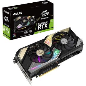 ASUS KO NVIDIA GeForce RTX 3070 OC Edition 8GB GDDR6 Gaming Graphics Card (PCIe 4.0, 8GB GDDR6 Memory, HDMI 2.1, DisplayPort 1.4a, Axial-tech Fan Design, 0dB Technology, Enduring capacitors) (Renewed)