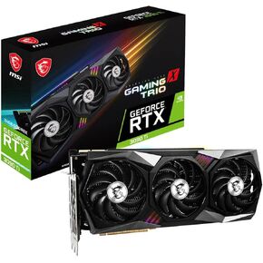 MSI GeForce RTX 3090 Ti 24GB GDRR6X 384-Bit HDMI/DP Nvlink Tri-Frozr Ampere Architecture OC Graphics Card (RTX 3090 Ti Gaming X Trio 24G)