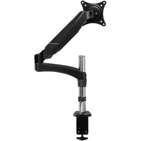 Aluminum 27inch 2-7kg 360 Rotate Clamp Air Press Gas Strut LCD Tv Table Mount Monitor Gas Spring Screen Desktop Support Bracket(Black clamp Base)
