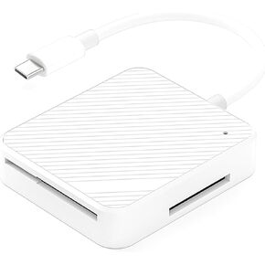 4 in 1 Type-C USB-C Hub Adapter Smart Media M2 SD SM XD Memory Card High Speed Reader