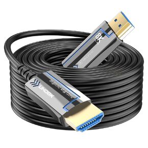 Kmrlim Fiber Optic HDMI Cable Speed ​​HDMI 2.1 Cable 8K@60 4K@120Hz 48GBPS HDR EARC HDCP متوافق مع UHD TV Box Projector PS5 Gold Plated Computer Ultra High Custom