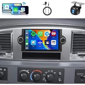 【8core 4+64g】 لـ Dodge RAM 1500/2500/3500 (06-08) ، Dodge Durango (05-2008) ، Chrysler 300 Touring/300C/300M (05-07) ، Jeep Grand Cherokee (05-09) android car stereo wivi wirones wirlay wirlay ،