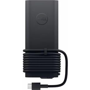 محول Dell 130W USB-C Gan Slim ، 5V/9V/15V/20V الإخراج ، سلك الطاقة 3FT