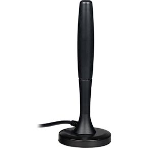 UltraPro Portable HD TV Antenna Indoor Digital Antenna for 4K/8K Ultra HD, VHF/UHF Channels, Magnetic Base, 20 Mile Range, Omnidirectional, NEXTGEN TV Ready, for Travel, Camping, RV, Tailgating, 84039
