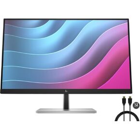 HP Monitor 24 Inch E24 G5, 24 Inch Monitor 1920x1080 Resolution, 16:9 Widescreen, HDMI & VGA Ports, Energy-Efficient Design, with High Speed HDMI Cable, Ideal for Home & Office Use