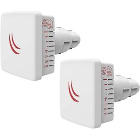 Mikrotik LDF 5 ac 2-Units Outdoor Wireless System with a Built in Antenna Dual Chain 5GHz System with Gigabit Ethernet and 802.11ac Support US Version