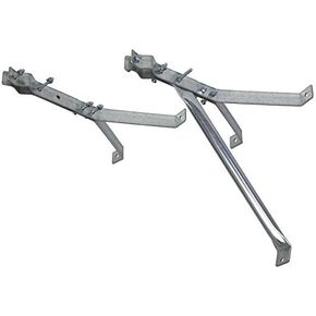 12" Stand Off Wall Mast Mount - Deluxe Y Style Extra 3rd Leg Support EZ 30-12