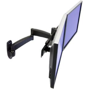 200 Series Dual Mon Arm Black