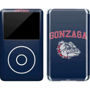 Skinit Decal MP3 Player Skin Compatible with iPod Classic (6th Gen) 80GB - Officially Licensed College Bulldogs Gonzaga Design