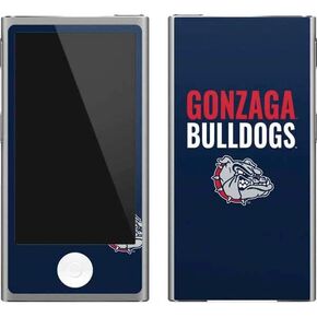Skinit Decal MP3 Player Skin Compatible with iPod Nano (7th Gen&2012) - Officially Licensed College Gonzaga Bulldogs Bold Design