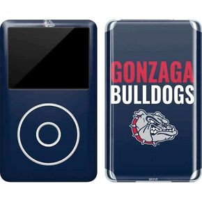 Skinit Decal MP3 Player Skin Compatible with iPod Classic (6th Gen) 80GB - Officially Licensed College Gonzaga Bulldogs Bold Design