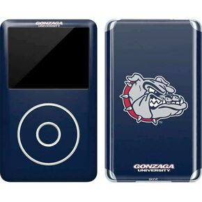 Skinit MECAL MP3 Player Skin متوافق مع iPod Classic (6th Gen) 80GB - تصميم شعار Gonzaga Bulldog المرخص رسميًا