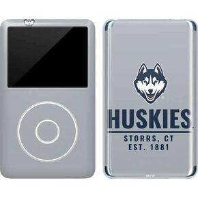 Skinit Decal MP3 Player Skin Compatible with iPod Classic (6th Gen) 80GB - Officially Licensed College Huskies Est 1881 Design