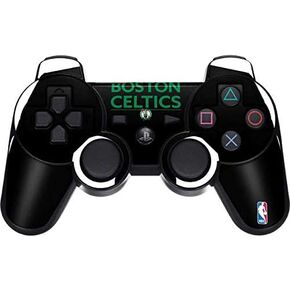 Skinit Decal Gaming Skin for PS3 Dual Shock Wireless Controller - Officially Licensed NBA Boston Celtics Standard - Black Design