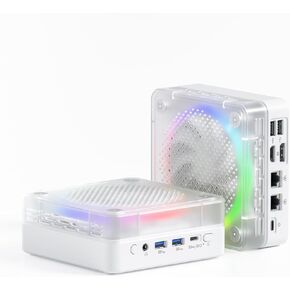 كمبيوتر Mini PC ، AMD RYZEN 7 8745HS (8C/16T ، حتى 4.9 جيجا هرتز) ، 32GB DDR5 1TB PCIE 4.0 SSD ، كمبيوتر سطح مكتب صغير صغير ، عرض 4K Triple ، BT5.2/WIFI 6/USB4/DUAL LAN 2.5G RJ45