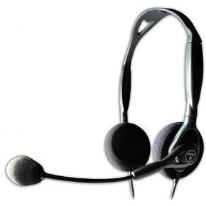 Andrea Communications C1-1023200-1 Model NC-125 Noise Canceling Stereo Headset With Dual 3.5mm Plugs