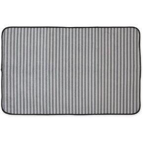 Bone Dry Striped Pet Cage Mat, XX-Large - 30 x 45, Gray