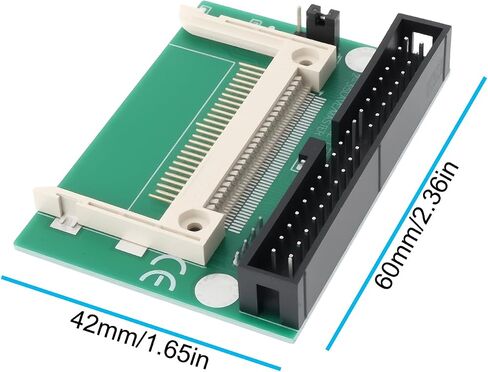 فتحة بطاقة emagtech 2pcs CF إلى بطاقة محول IDE40 PIN 2.5 مم مقبس واحد من جانب لوحة محول بطاقة CF مناسبة مناسبة لحقيبة كاميرا الكمبيوتر in Kuwait