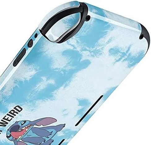 Skinit Decal Gaming Skin Compatible with Nintendo Switch Lite - Officially Licensed Disney Lilo and Stitch Stay Weird Design in Saudi Arabia