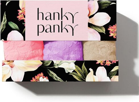 hanky panky, Signature Lace Low Rise Thong 3 Pack, One Size fits 2-12, Taffy, Florence, Chai in Saudi Arabia