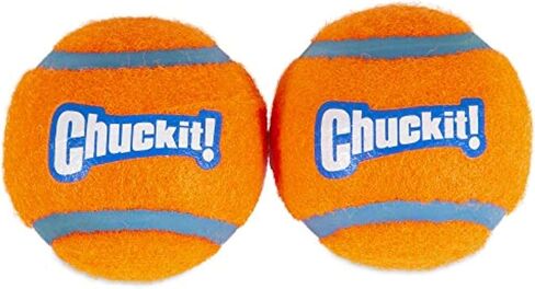 Chuckit! Dog Tennis Ball Toy, Large 3in, 2 Pack, for 60-100lbs Dogs in Kuwait