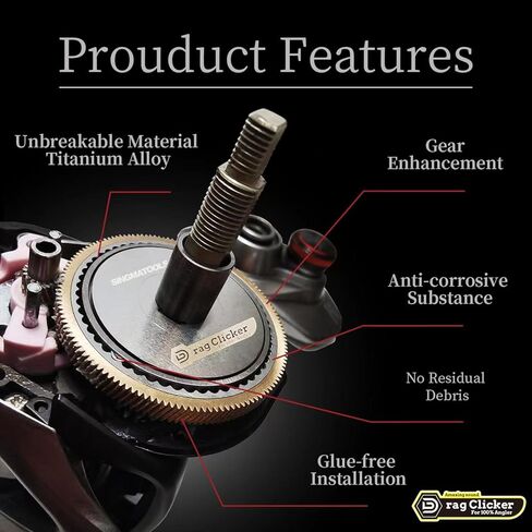 Baitcasting Reel Drag Clicker Kit for Daiwa Kastking Shimano Reel Curado, Scorp. MD, Tranx, Antares Aderbaren Tatula Zillion Alphas Tunning Upgrade Accessories in Kuwait