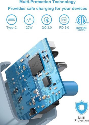 [3 حزمة] كتلة شاحن USB C ، iPhone 16 Charger Block 20W PD Adapter for iPhone 16/16Pro/16Pro Max/16Plus/15/14/13/11/11/xs/x ، ipad والمزيد in Kuwait
