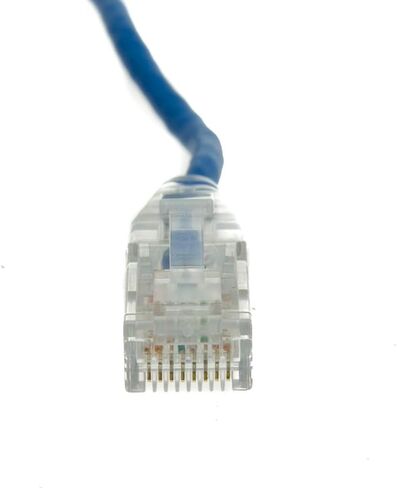 كابل Ethernet Slim Cat6a 15 قدمًا (10 حزمة) داخلي وخارجية 10 جيجابتة غير مصبوب من سلك الشبكات الرفيعة الفائقة ، كابل الإنترنت RJ45 LAN للكمبيوتر الشخصي ، MAC ، الكمبيوتر المحمول ، PS5 ، Xbox - أصفر in Kuwait