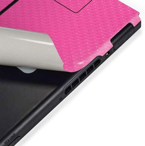Skinit Decal Gaming Skin Compatible with Nintendo Switch Bundle - Green Carbon Fiber Specialty Texture Material Design in Saudi Arabia