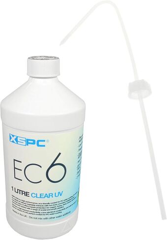 XSPC EC6 Translucent Premix PC Coolant (1000mL) with Filling Cap/Straw Bundle, Blood Red in Kuwait