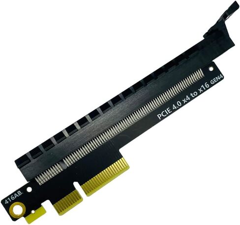 JMT PCIE 4.0 x4 x8 إلى X16 محول بطاقة RISER محول PCB Gen4 لوحة لبطاقة بطاقة شبكة الرسومات وبطاقة PCIE قياسية أخرى (x8 إلى x16) in Kuwait